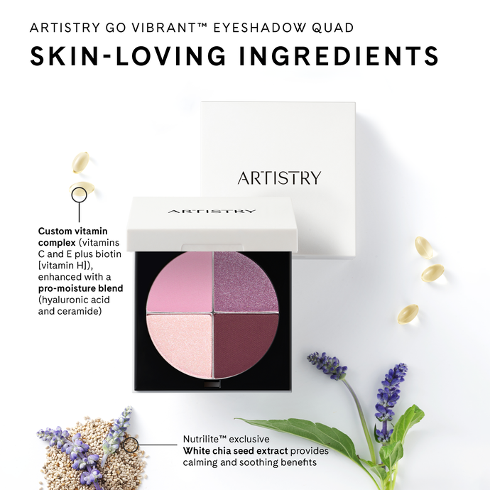 Artistry Go Vibrant™ Eyeshadow Quad - Golden Harvest