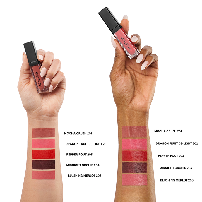 Artistry Go Vibrant™ Light Up Liquid Lip Matte - Blushing Merlot 206