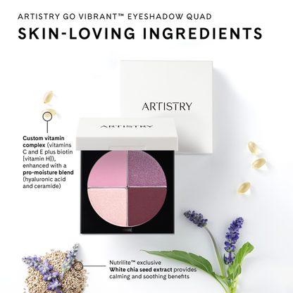 Artistry Go Vibrant™ Eyeshadow Quad - Golden Harvest