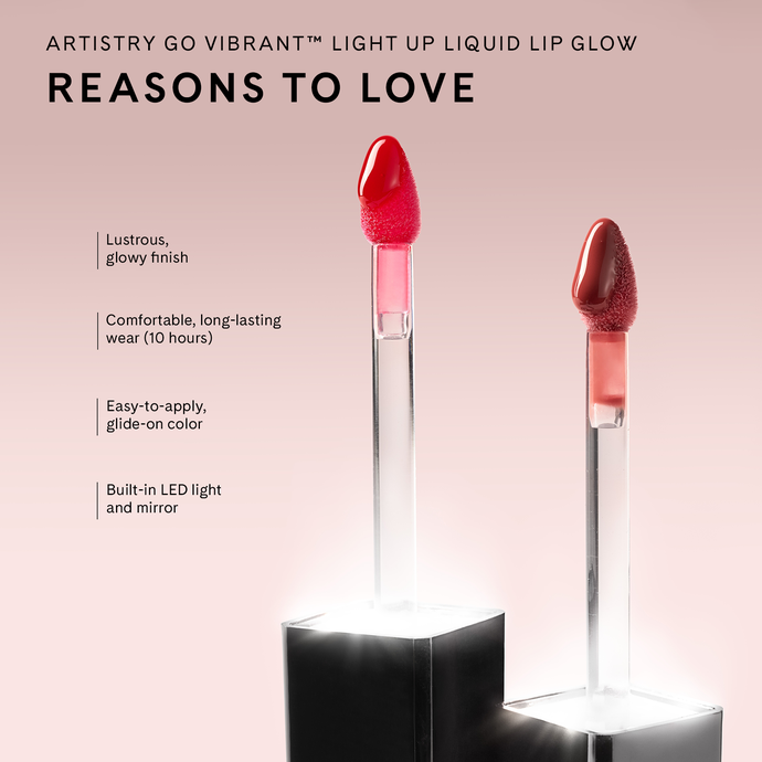 Artistry Go Vibrant™ Light Up Liquid Lip Glow - Desert Rose 102